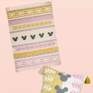 Boho Disney Homestead Collection Throw Blanket Parks Exclusive